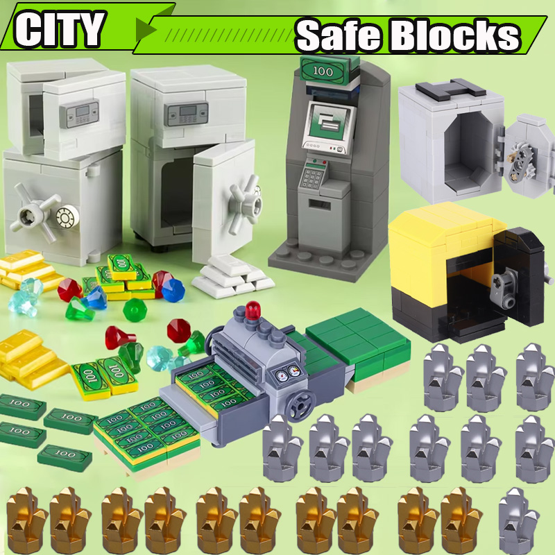 Lego Set Creator - MOC Città Cassaforte Cassetta di sicurezza