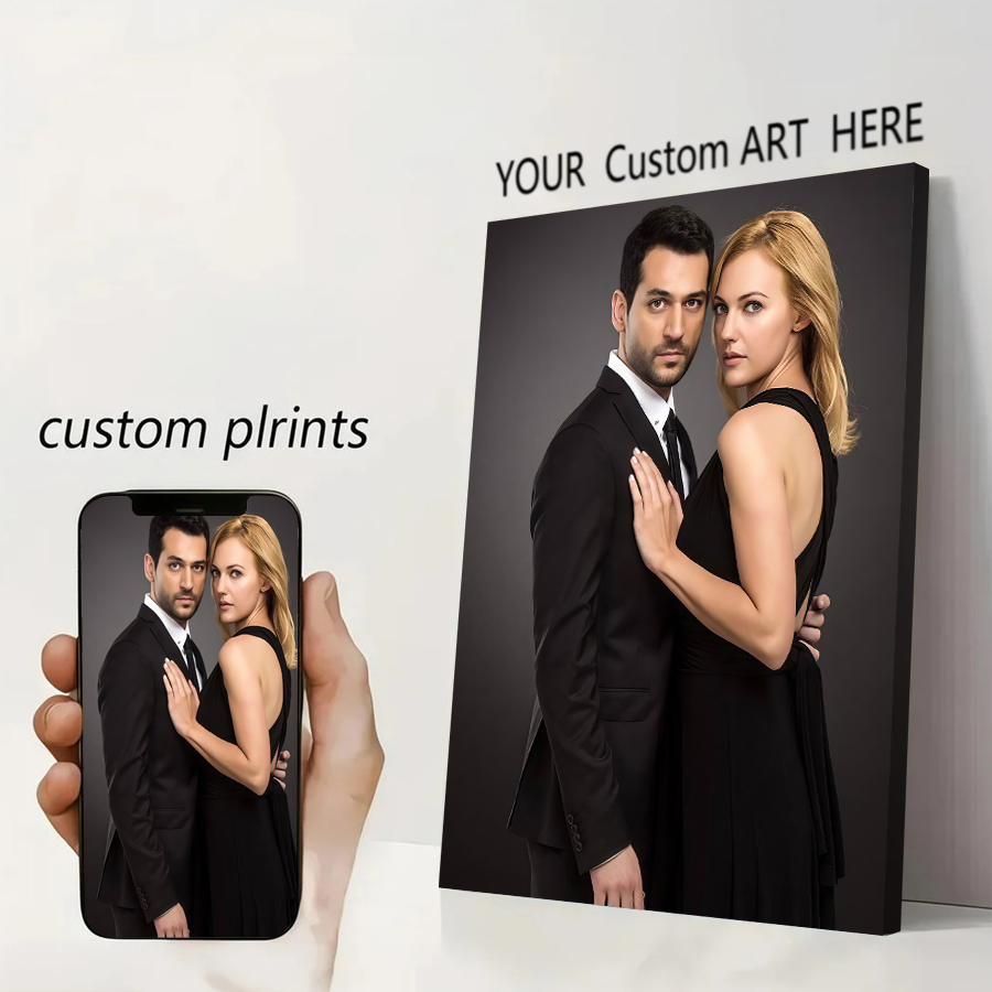 Party Games For Christmas - Poster su Tela Personalizzato con Stampa