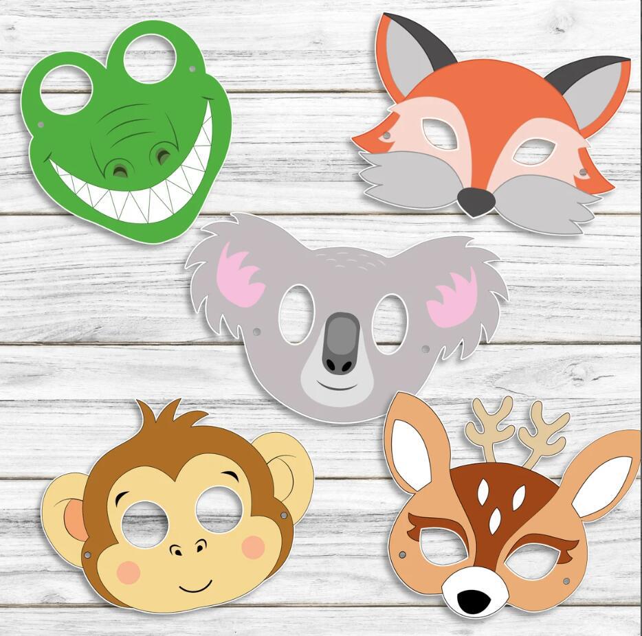 20 Maschere di Cartone Animato - Zoo Party Games recensione e prezzo